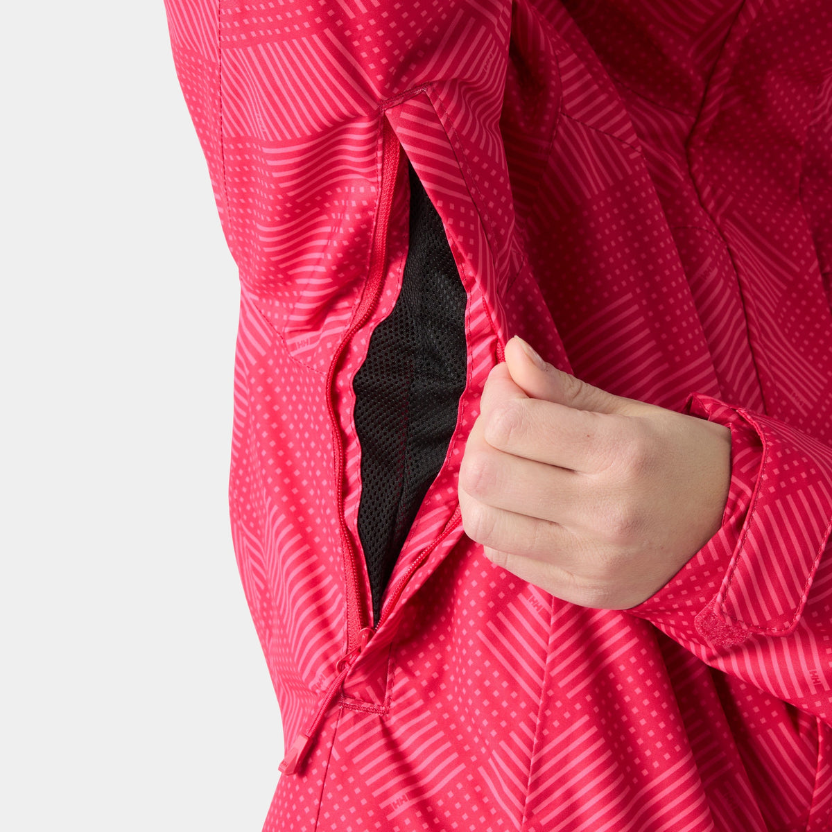 W SNOWPLAY JACKET, CRANBERRY P, XS