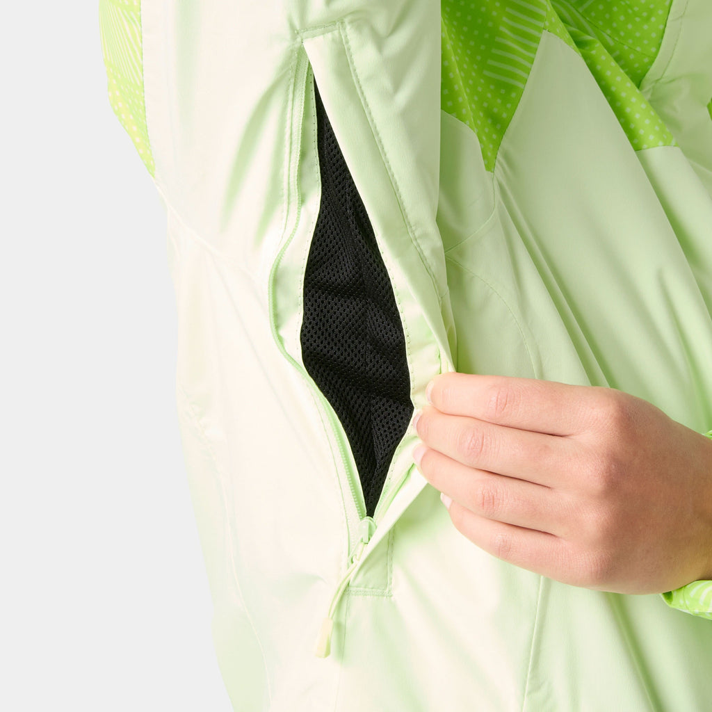 W SNOWPLAY JACKET, WASHED LIME, L