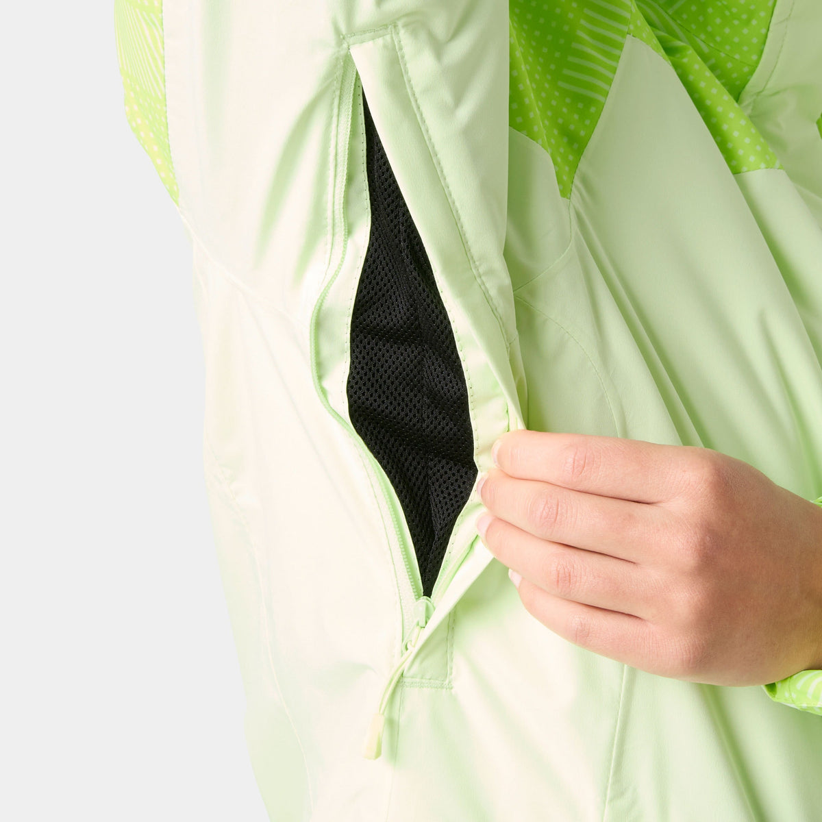 W SNOWPLAY JACKET, WASHED LIME, L