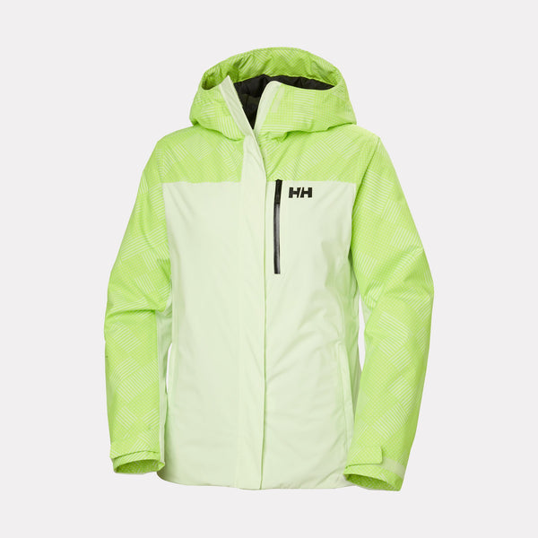 W SNOWPLAY JACKET, WASHED LIME, L