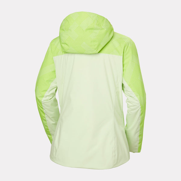 W SNOWPLAY JACKET, WASHED LIME, L