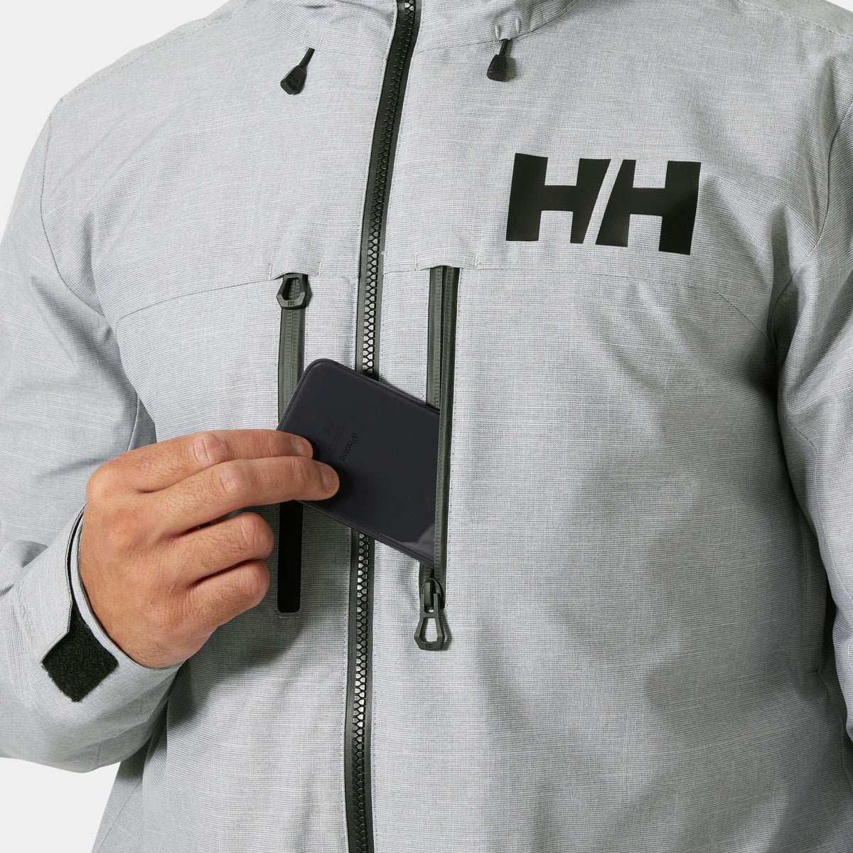 GARIBALDI 20 JACKET, GREY MELANG, XXL