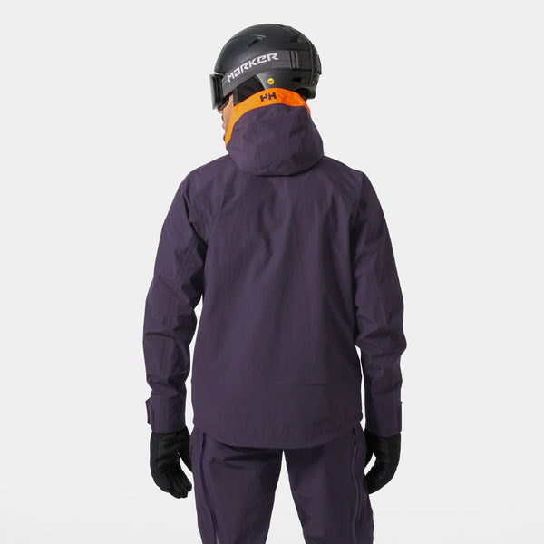 SOGN SHELL 20 JACKET, BLACK GRAPE, XXL