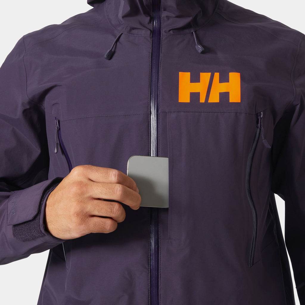 SOGN SHELL 20 JACKET, BLACK GRAPE, XXL