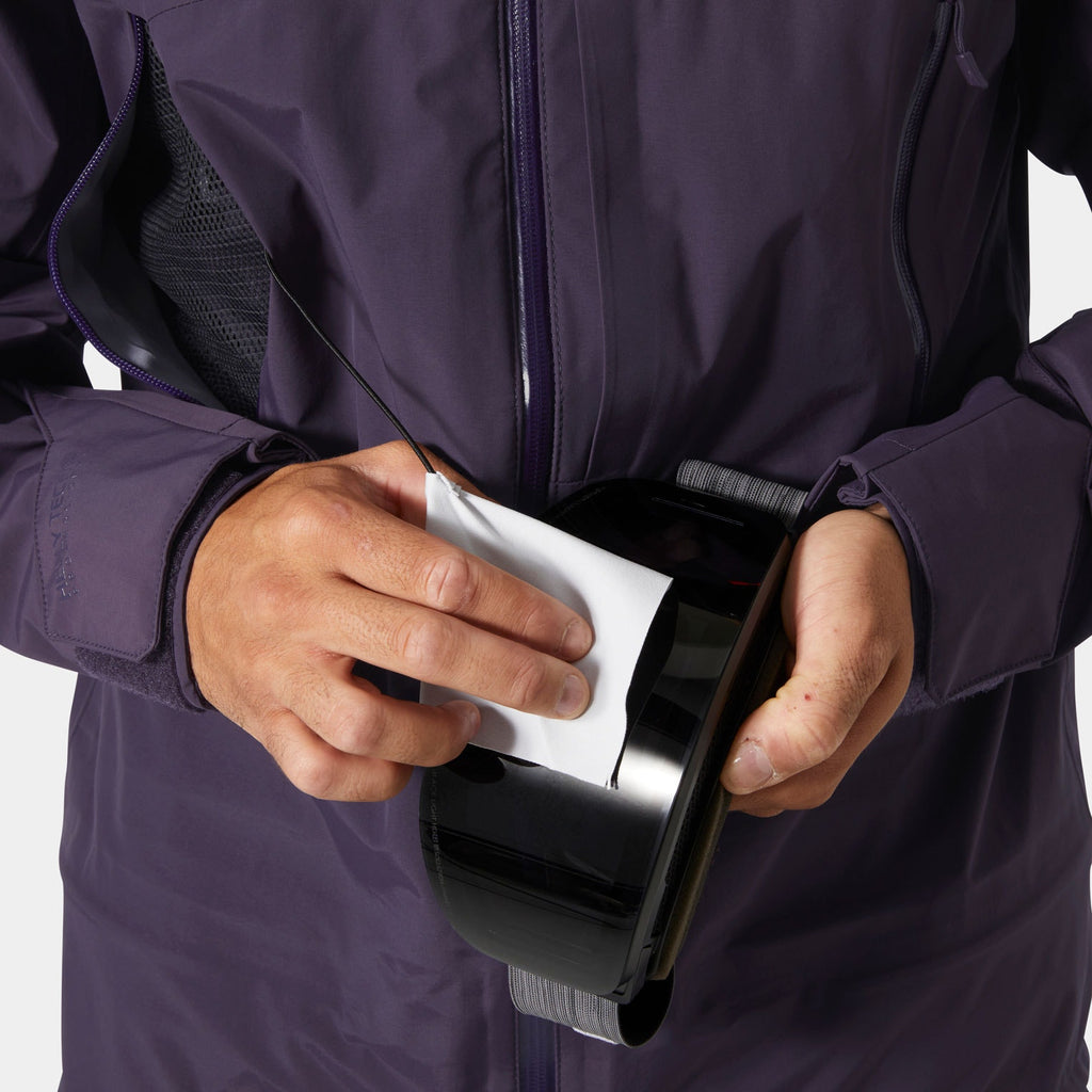 SOGN SHELL 20 JACKET, BLACK GRAPE, XXL