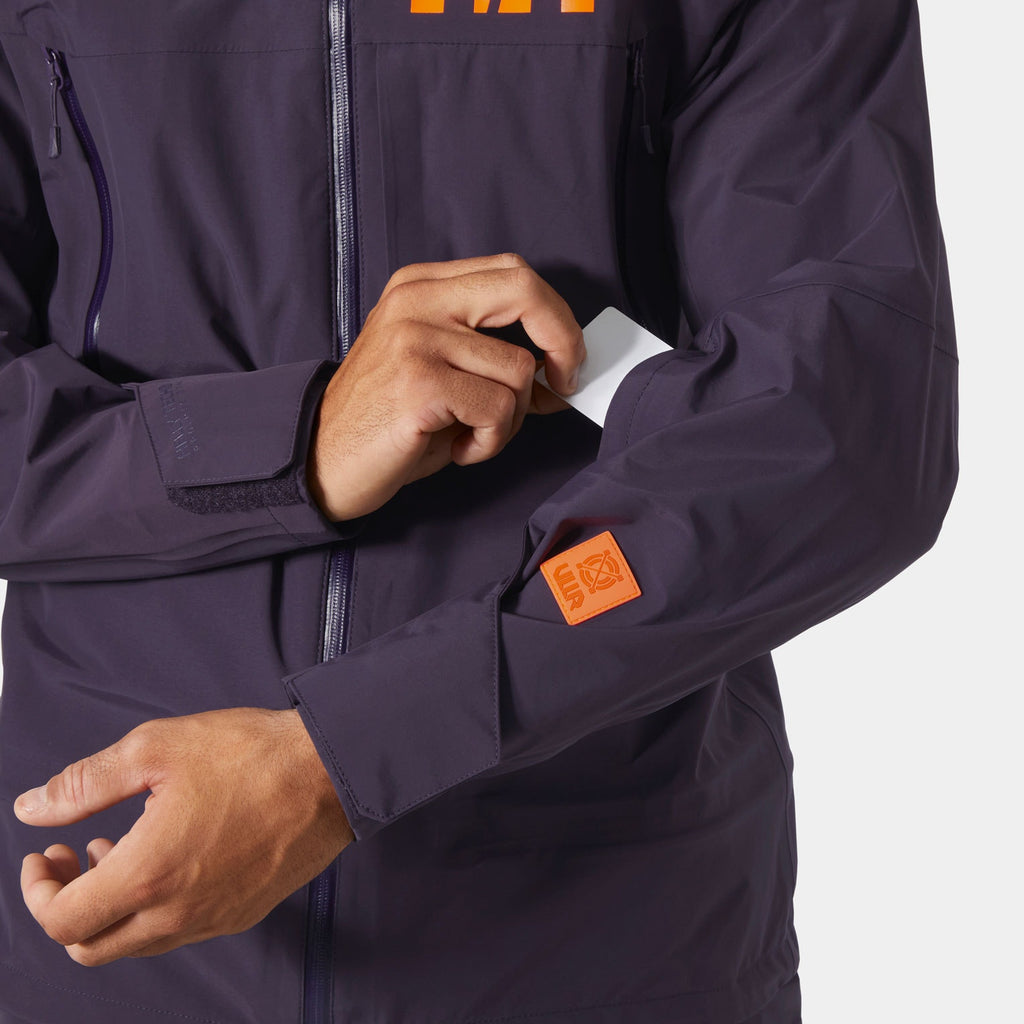 SOGN SHELL 20 JACKET, BLACK GRAPE, XXL