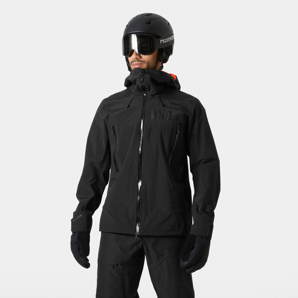 SOGN SHELL 20 JACKET, BLACK, XXL