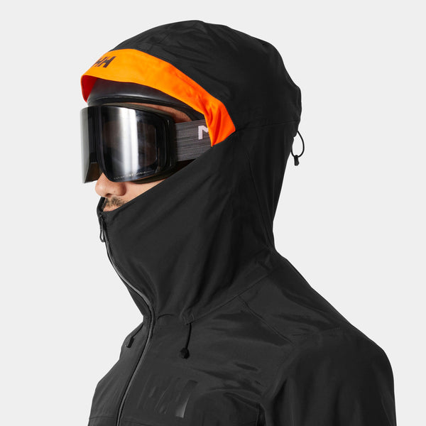 SOGN SHELL 20 JACKET, BLACK, XXL