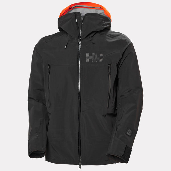 SOGN SHELL 20 JACKET, BLACK, XXL
