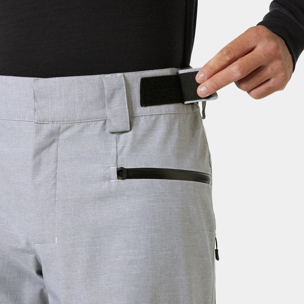 GARIBALDI 20 PANT, GREY MELANG, XXL