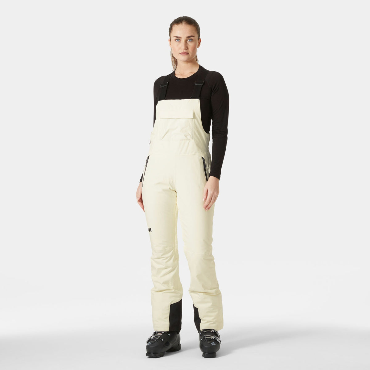 W LEGENDARY INSULATED BIB PANT, SNOW, L