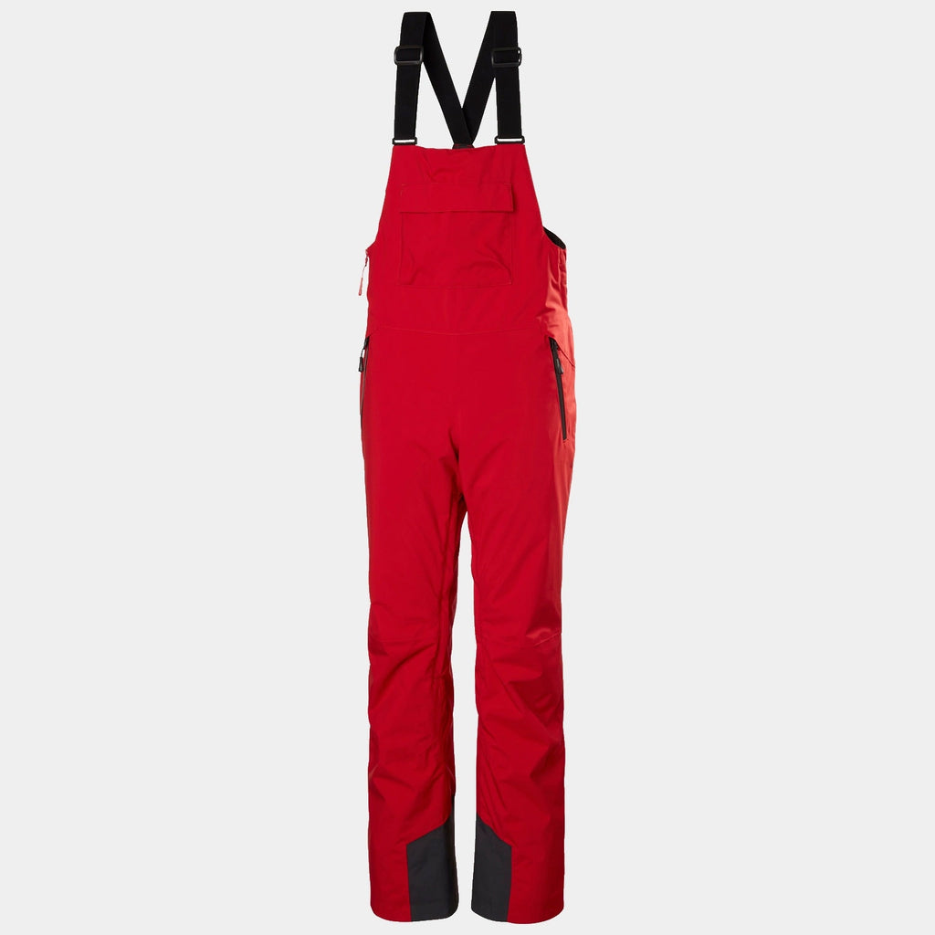 W LEGENDARY INSULATED BIB PANT, RED, L