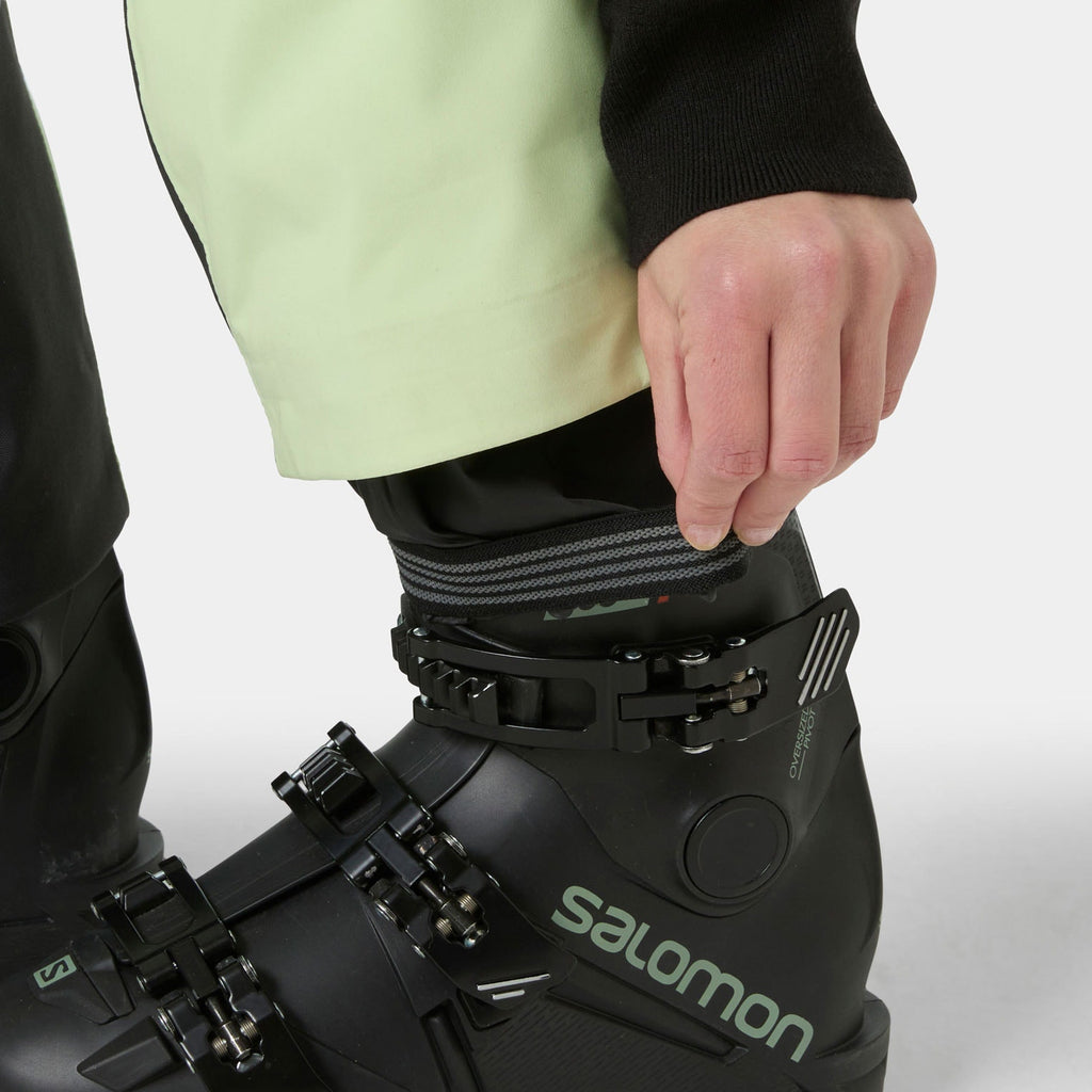 W LEGENDARY INSULATED BIB PANT, WASHED LIME, L