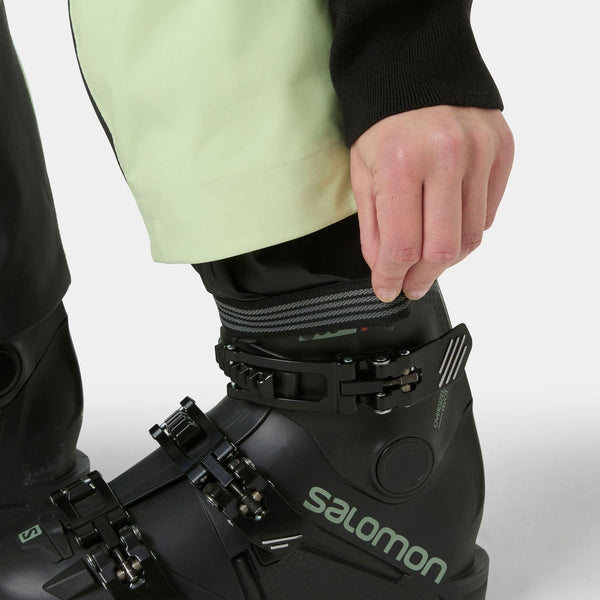 W LEGENDARY INSULATED BIB PANT, WASHED LIME, L