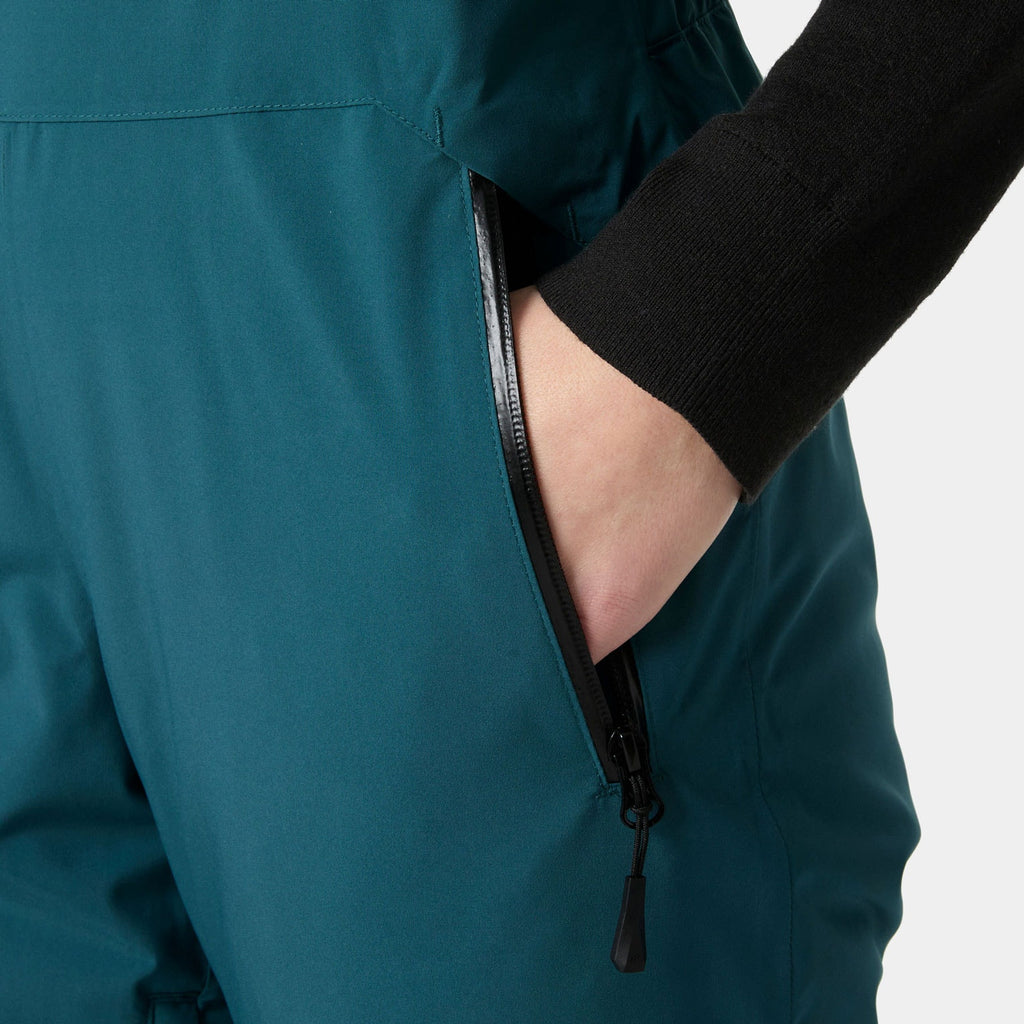 W LEGENDARY INSULATED BIB PANT, DARK CREEK, L