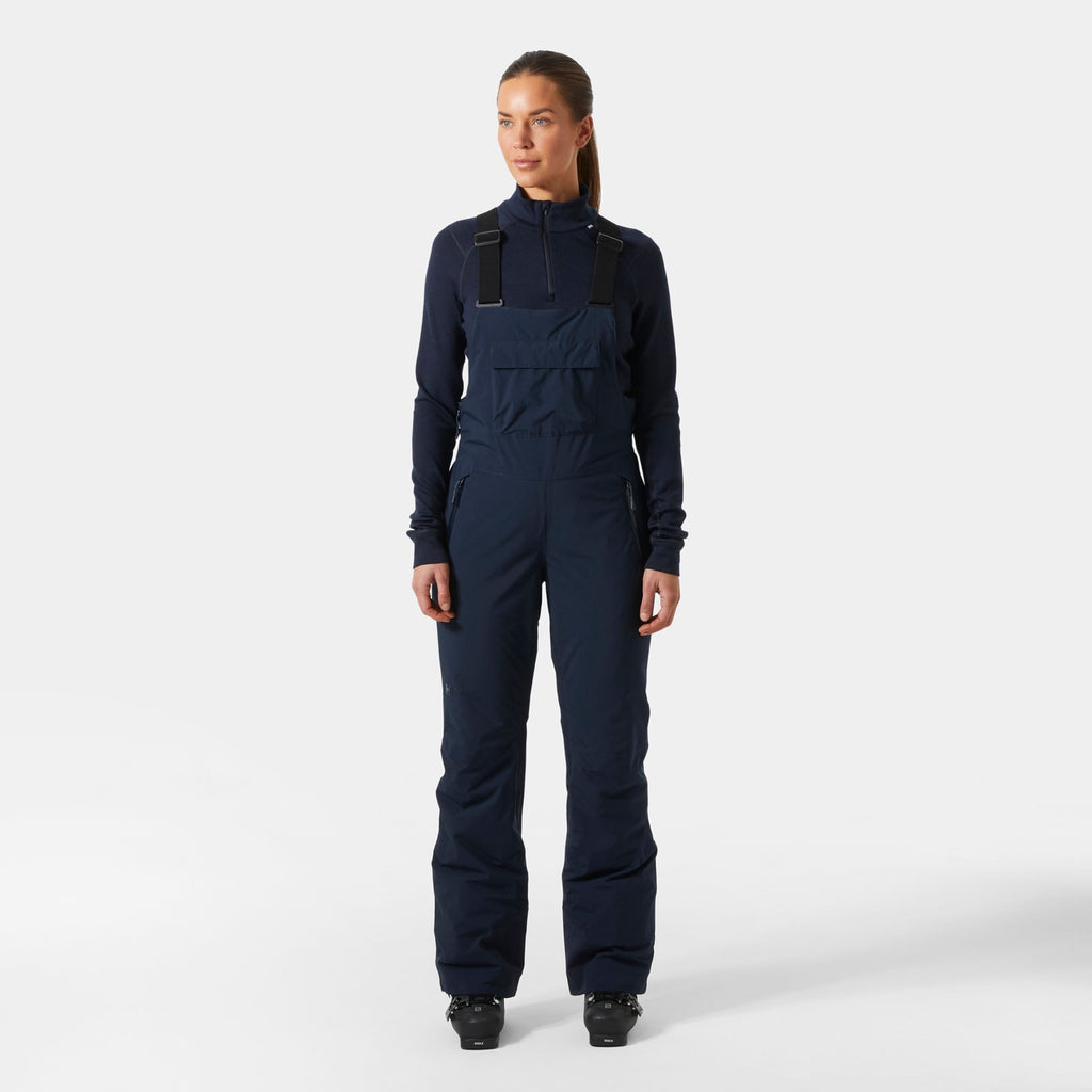 W LEGENDARY INSULATED BIB PANT, NAVY, L