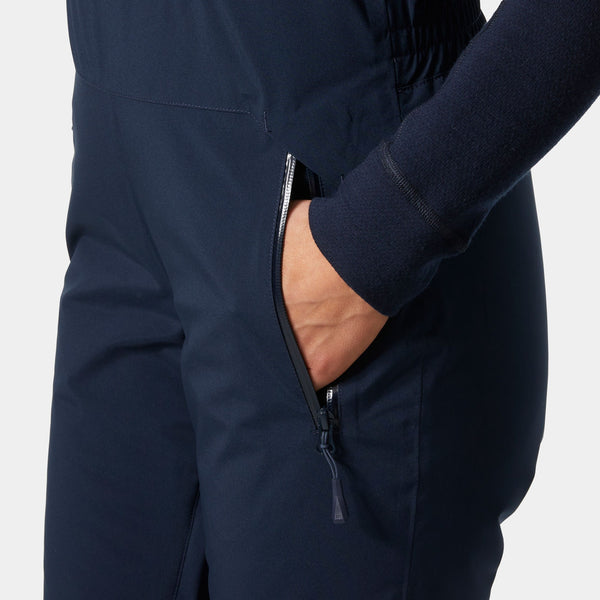 W LEGENDARY INSULATED BIB PANT, NAVY, L