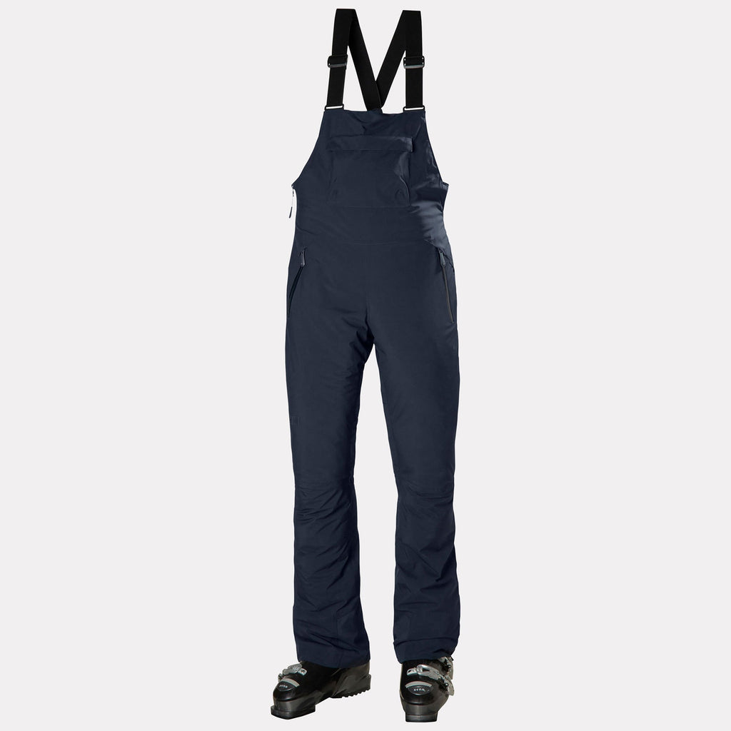 W LEGENDARY INSULATED BIB PANT, NAVY, L