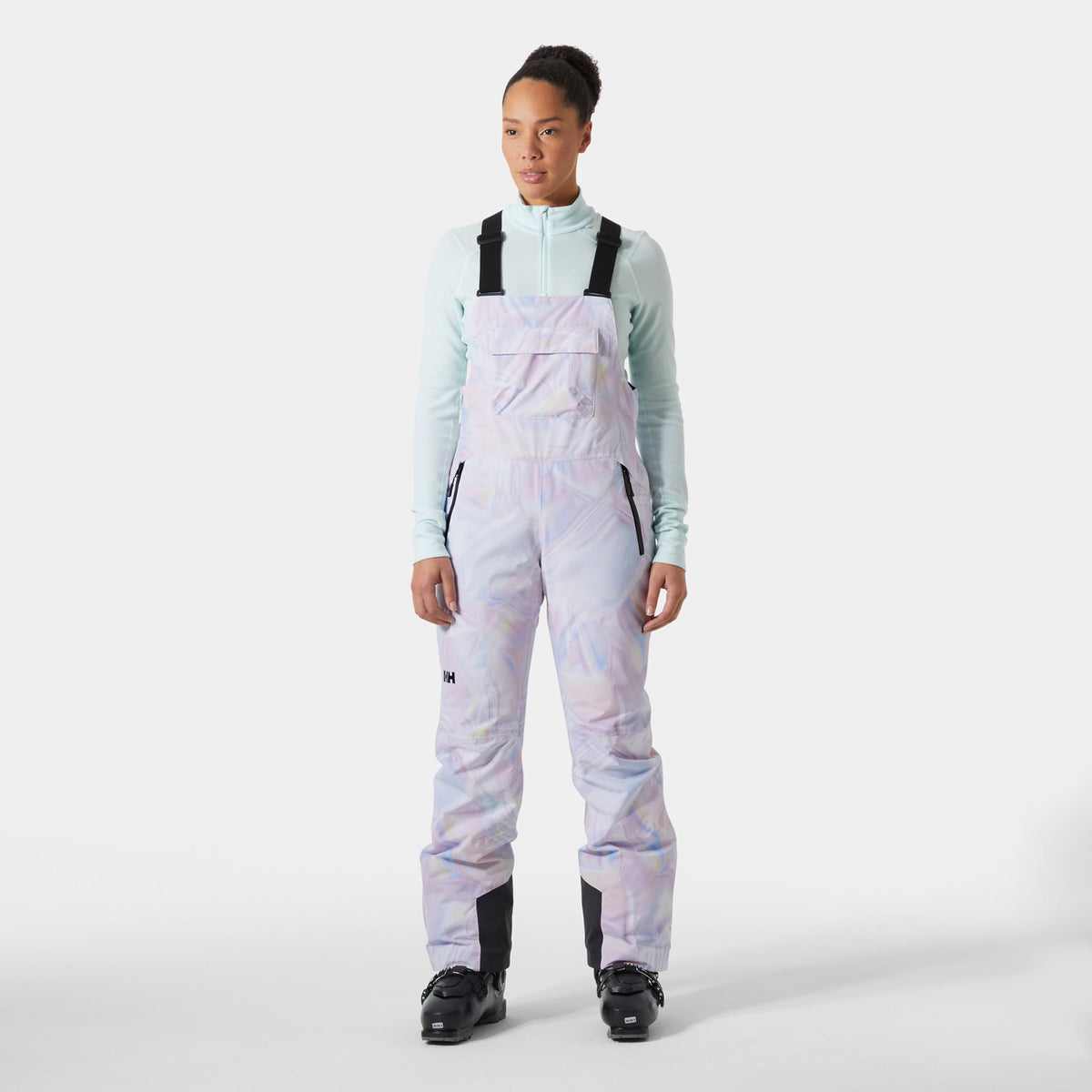 W LEGENDARY INSULATED BIB PANT, REFLECTIONS, L