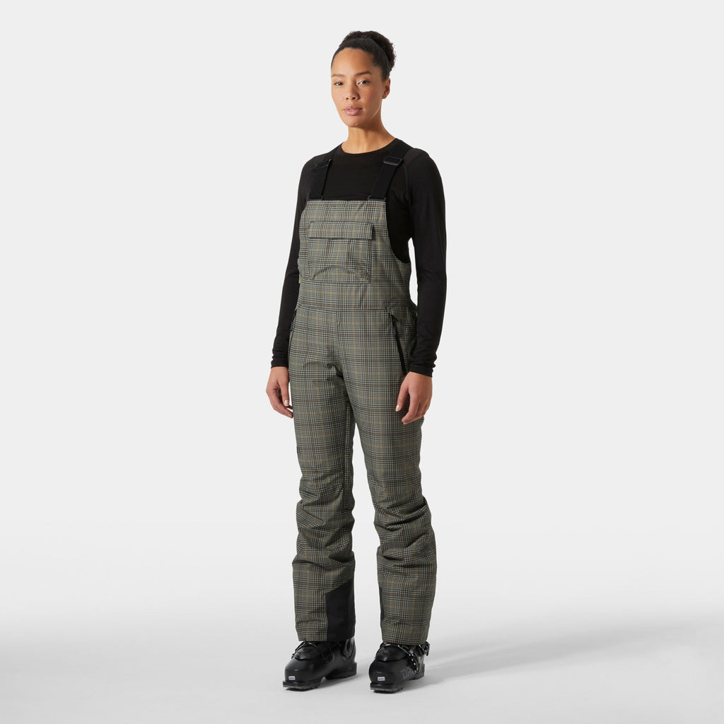 W LEGENDARY INSULATED BIB PANT, PEBBLE BROX, S