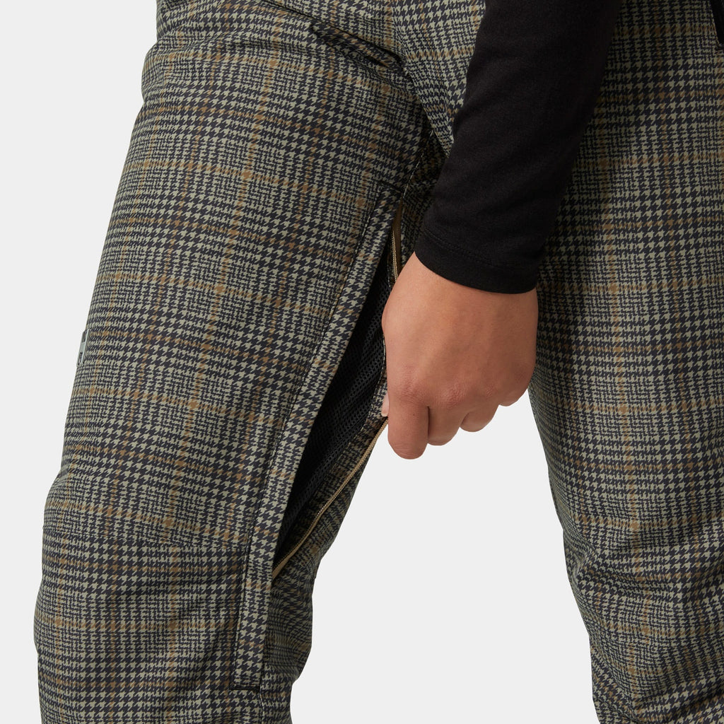 W LEGENDARY INSULATED BIB PANT, PEBBLE BROX, S
