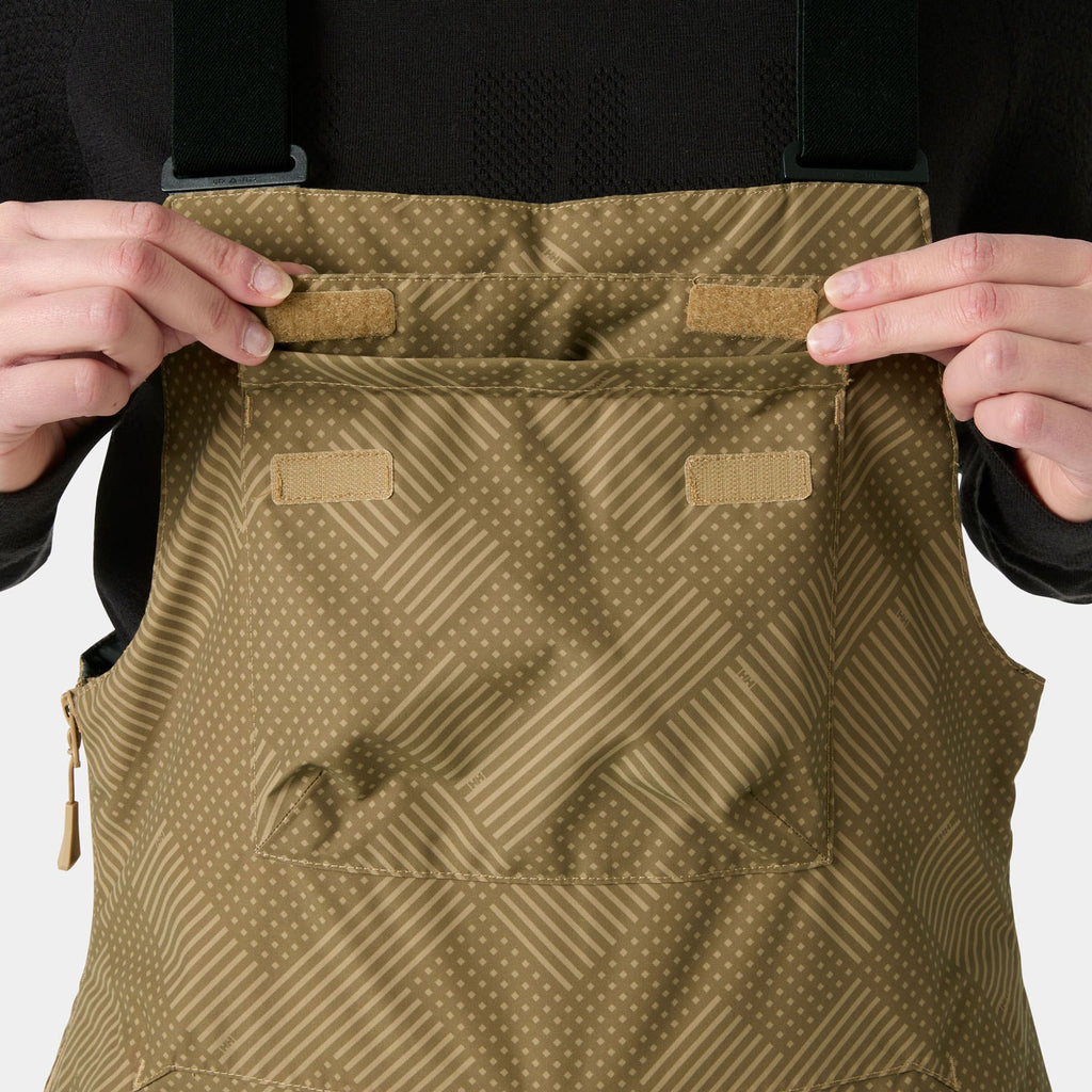 W LEGENDARY INSULATED BIB PANT, ELMWOOD PLA, L