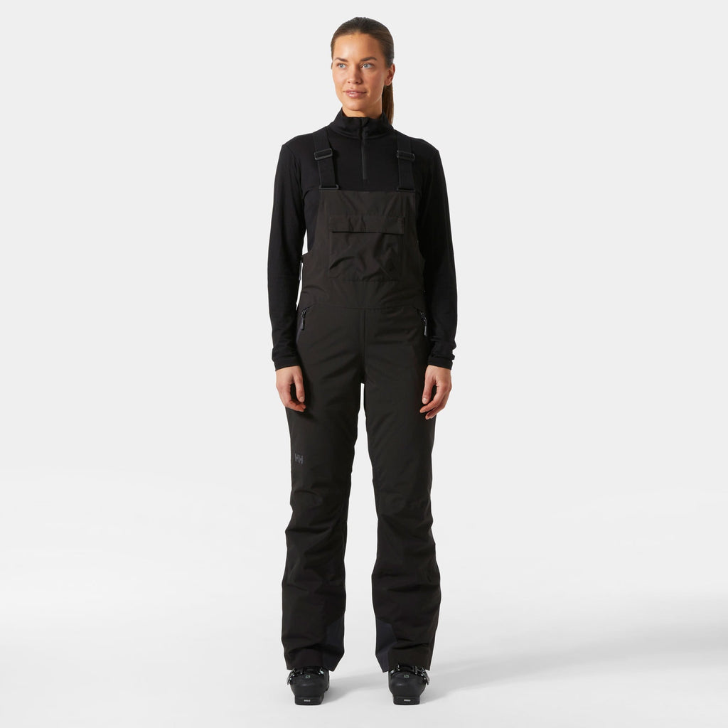 W LEGENDARY INSULATED BIB PANT, BLACK, L