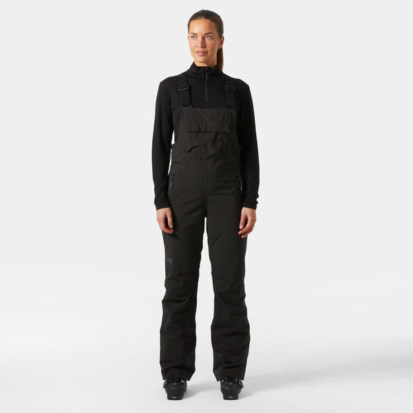 W LEGENDARY INSULATED BIB PANT, BLACK, L