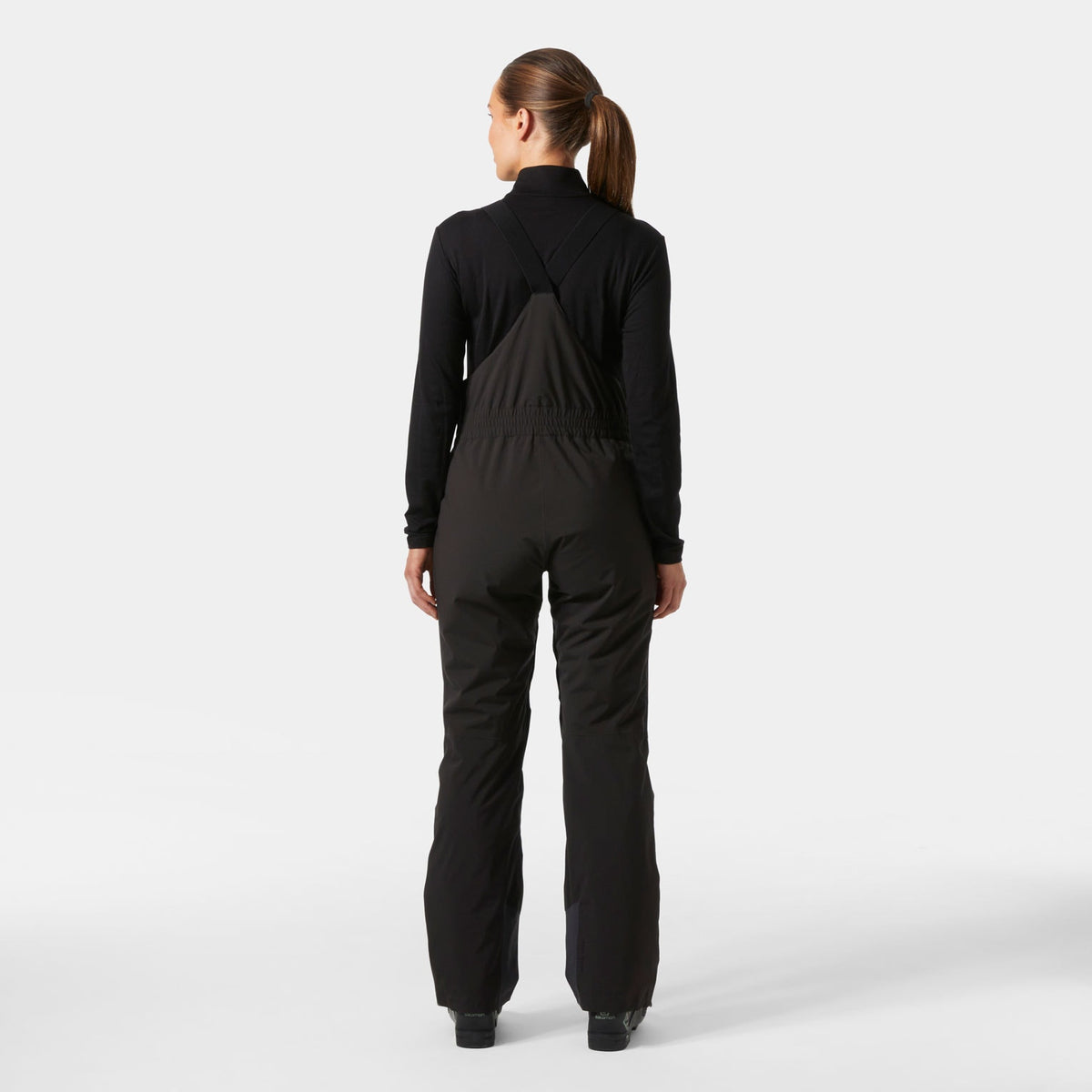 W LEGENDARY INSULATED BIB PANT, BLACK, L