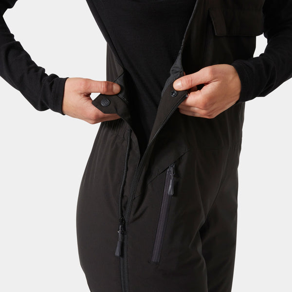 W LEGENDARY INSULATED BIB PANT, BLACK, L