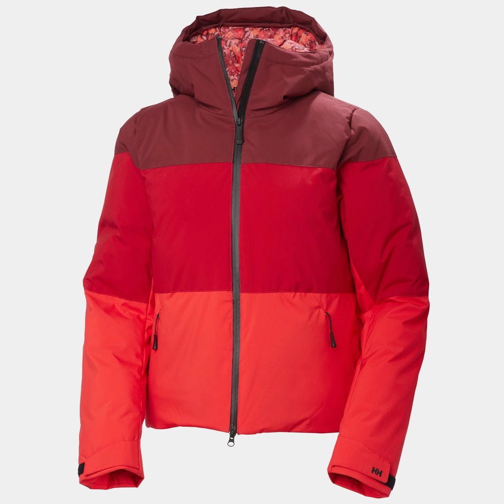 W NORA SHORT PUFFY JACKET, MARS RED, L