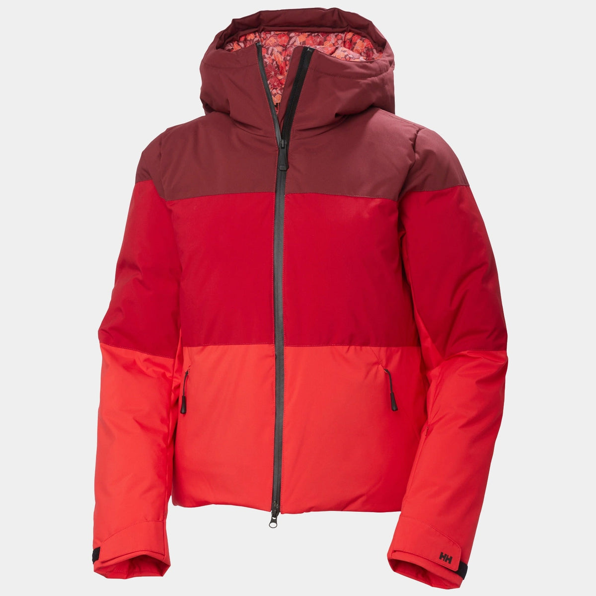 W NORA SHORT PUFFY JACKET, MARS RED, L