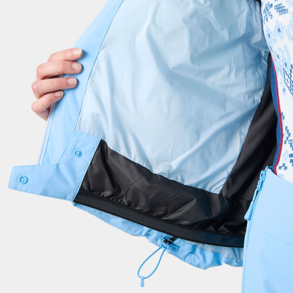 W NORA SHORT PUFFY JACKET, BRIGHT BLUE, L