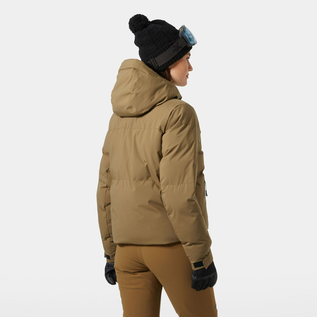 W NORA SHORT PUFFY JACKET, SEPIA PLAD, L