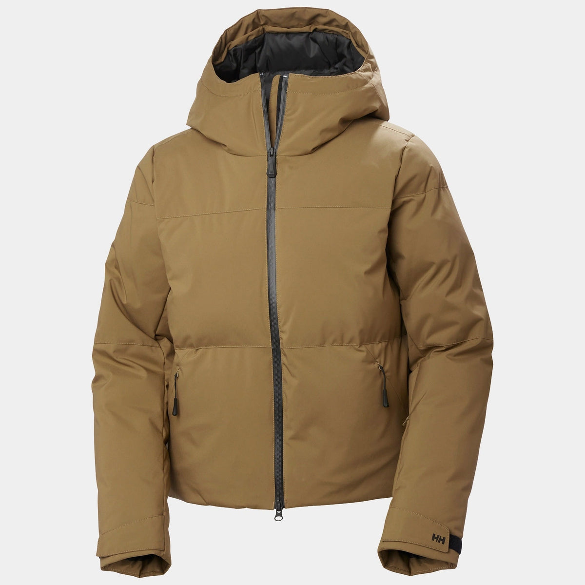 W NORA SHORT PUFFY JACKET, SEPIA PLAD, L