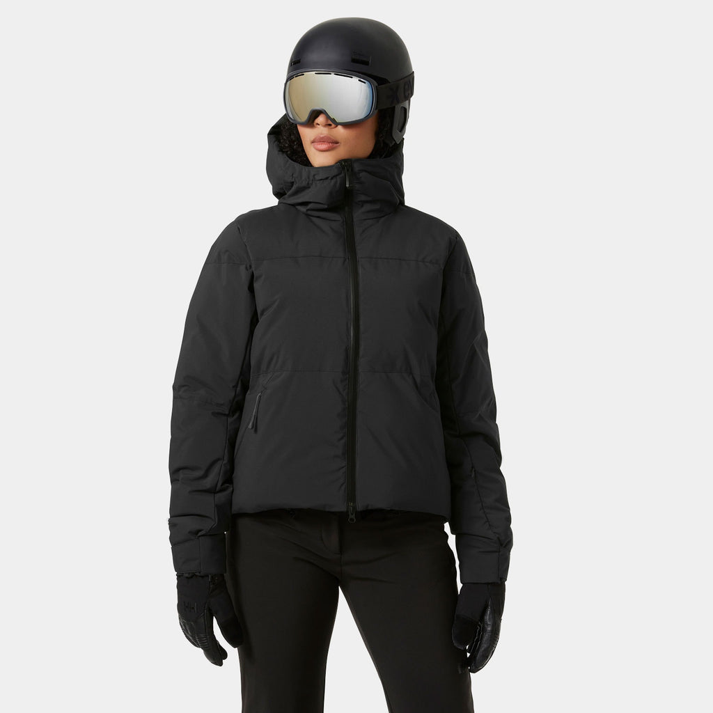 W NORA SHORT PUFFY JACKET, BLACK, L