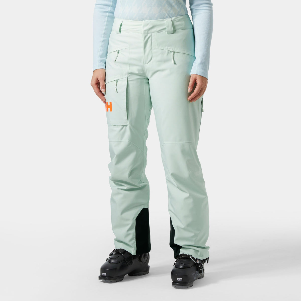 W POWDERQUEEN PANT, SEAFOAM, L