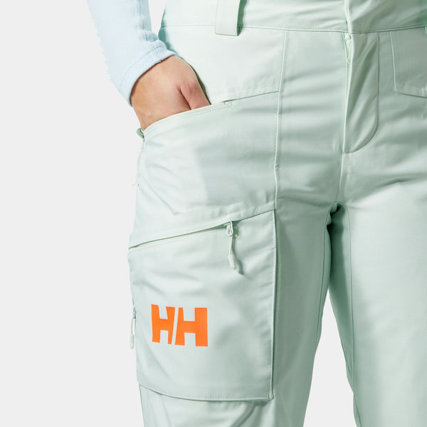 W POWDERQUEEN PANT, SEAFOAM, L