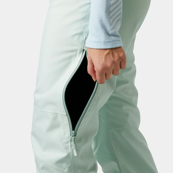 W POWDERQUEEN PANT, SEAFOAM, L