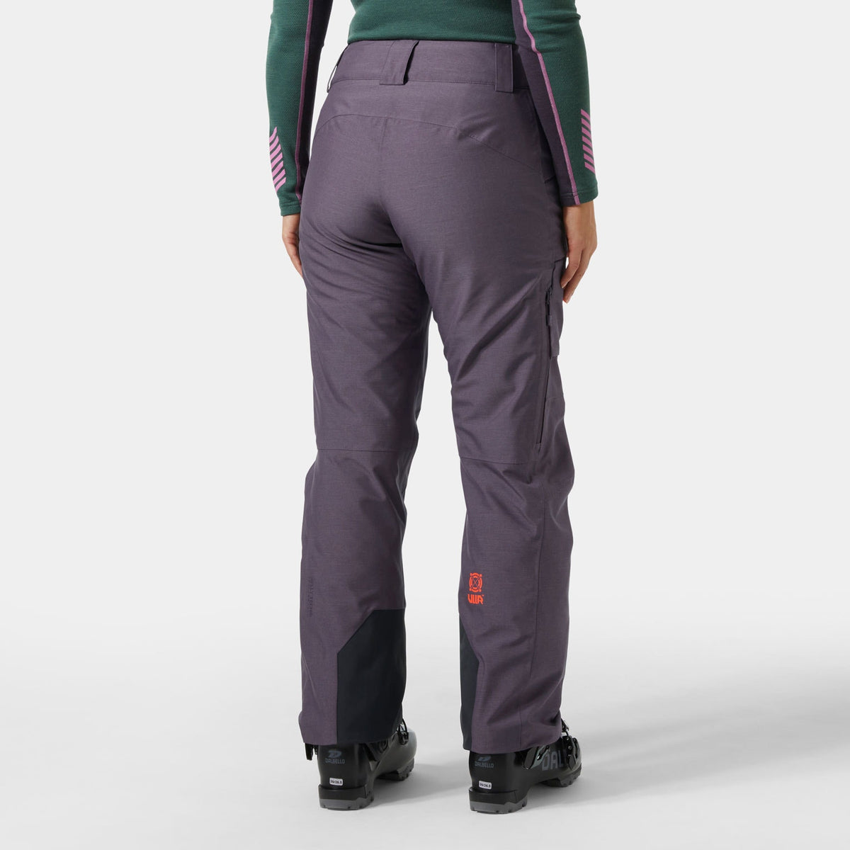 W POWDERQUEEN PANT, SMOKED PURP, L
