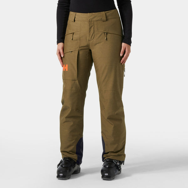 W POWDERQUEEN PANT, SEPIA, L