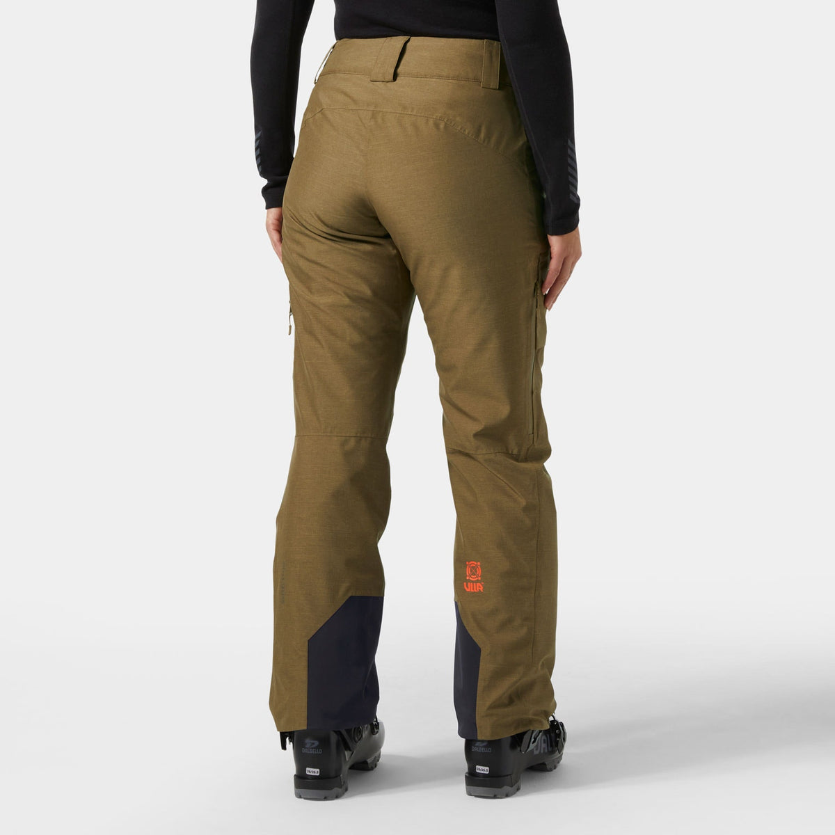 W POWDERQUEEN PANT, SEPIA, L