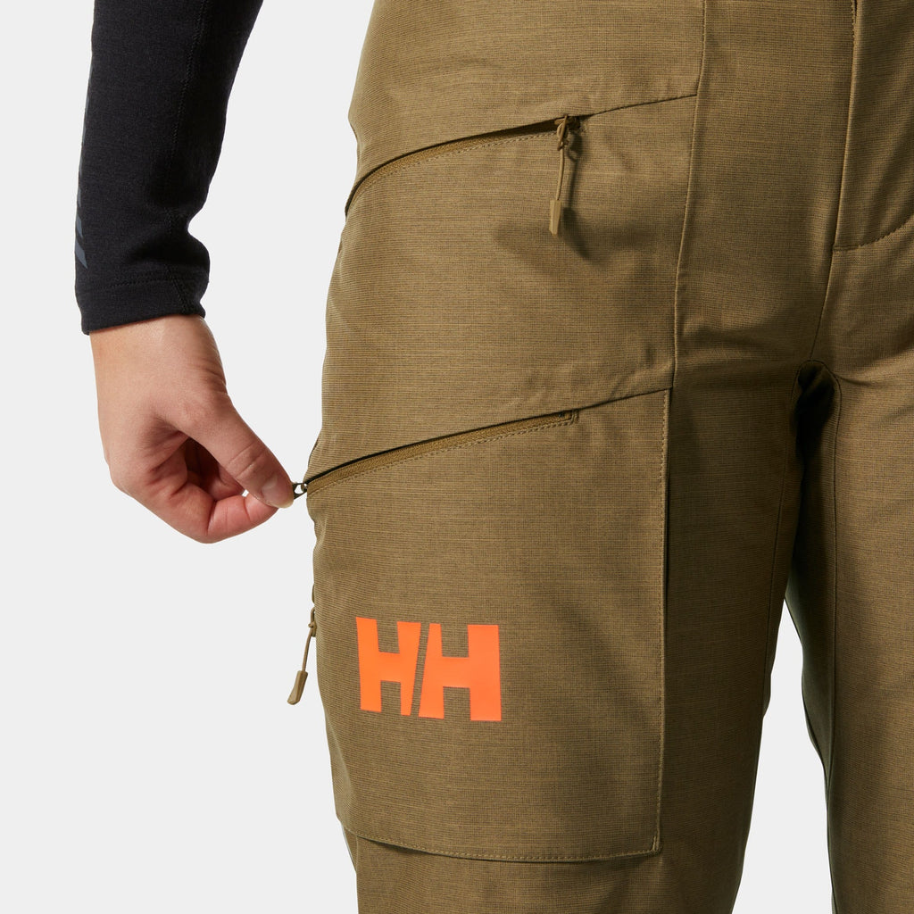 W POWDERQUEEN PANT, SEPIA, L