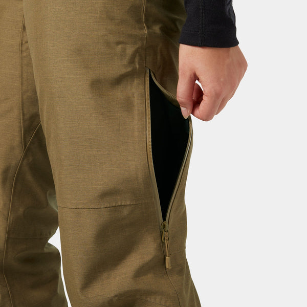 W POWDERQUEEN PANT, SEPIA, L