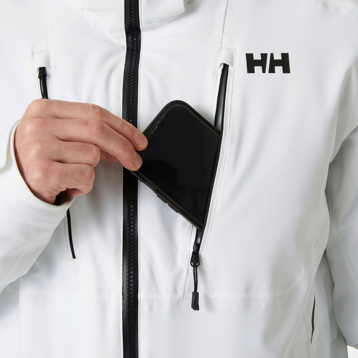 ALPHA 40 JACKET, WHITE, XXL