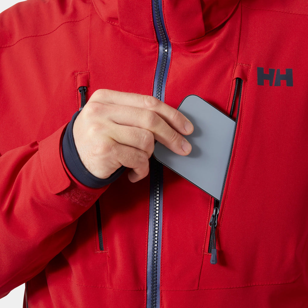 ALPHA 40 JACKET, RED, XXL