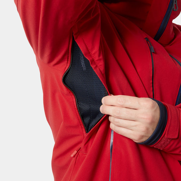 ALPHA 40 JACKET, RED, XXL