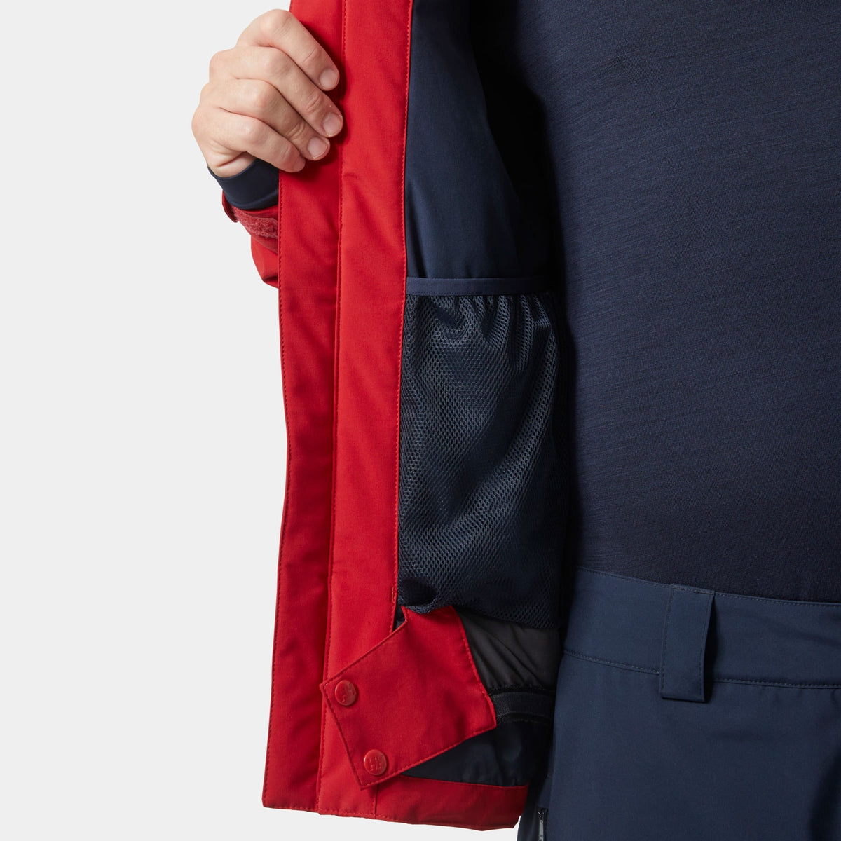 ALPHA 40 JACKET, RED, XXL