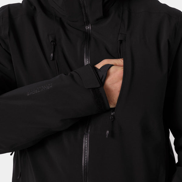 ALPHA 40 JACKET, BLACK, XXL