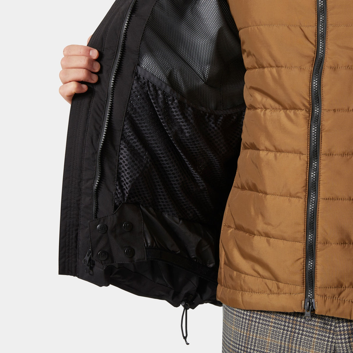 SWIFT 3IN1 JKT, BLACK, XXL